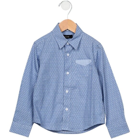 Fun & Fun Boys' Patterned Button-Up Shirt Size: 4T - Picture 1 of 2